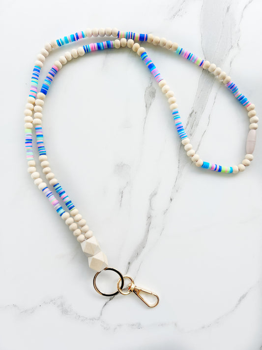 “It’s Electric” Lanyard (Fully Beaded)