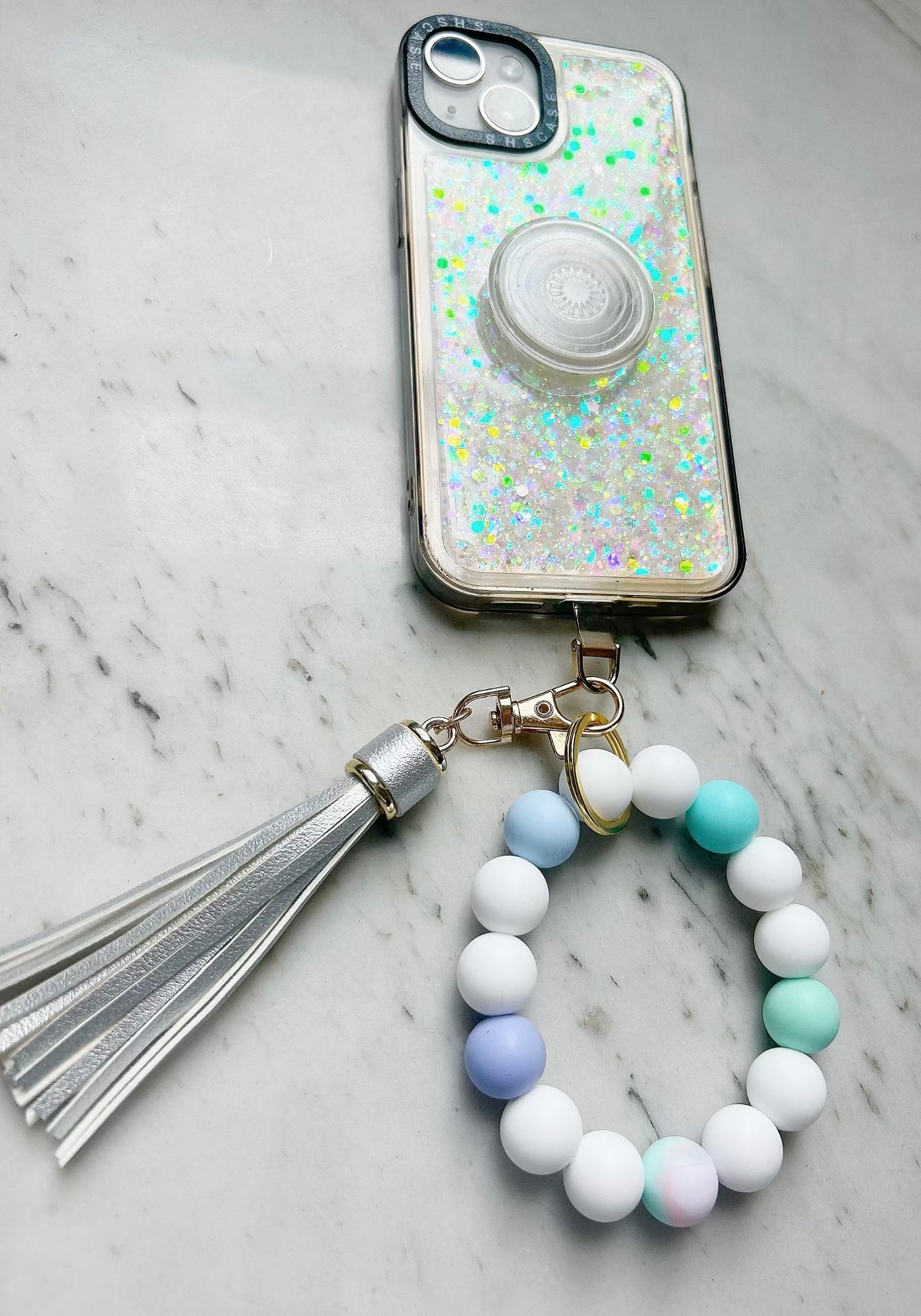 Phone Wristband Keychain: Mermaid