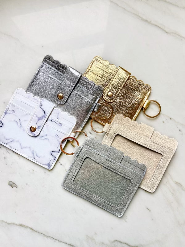 Two-Tone O Wristband Keychain