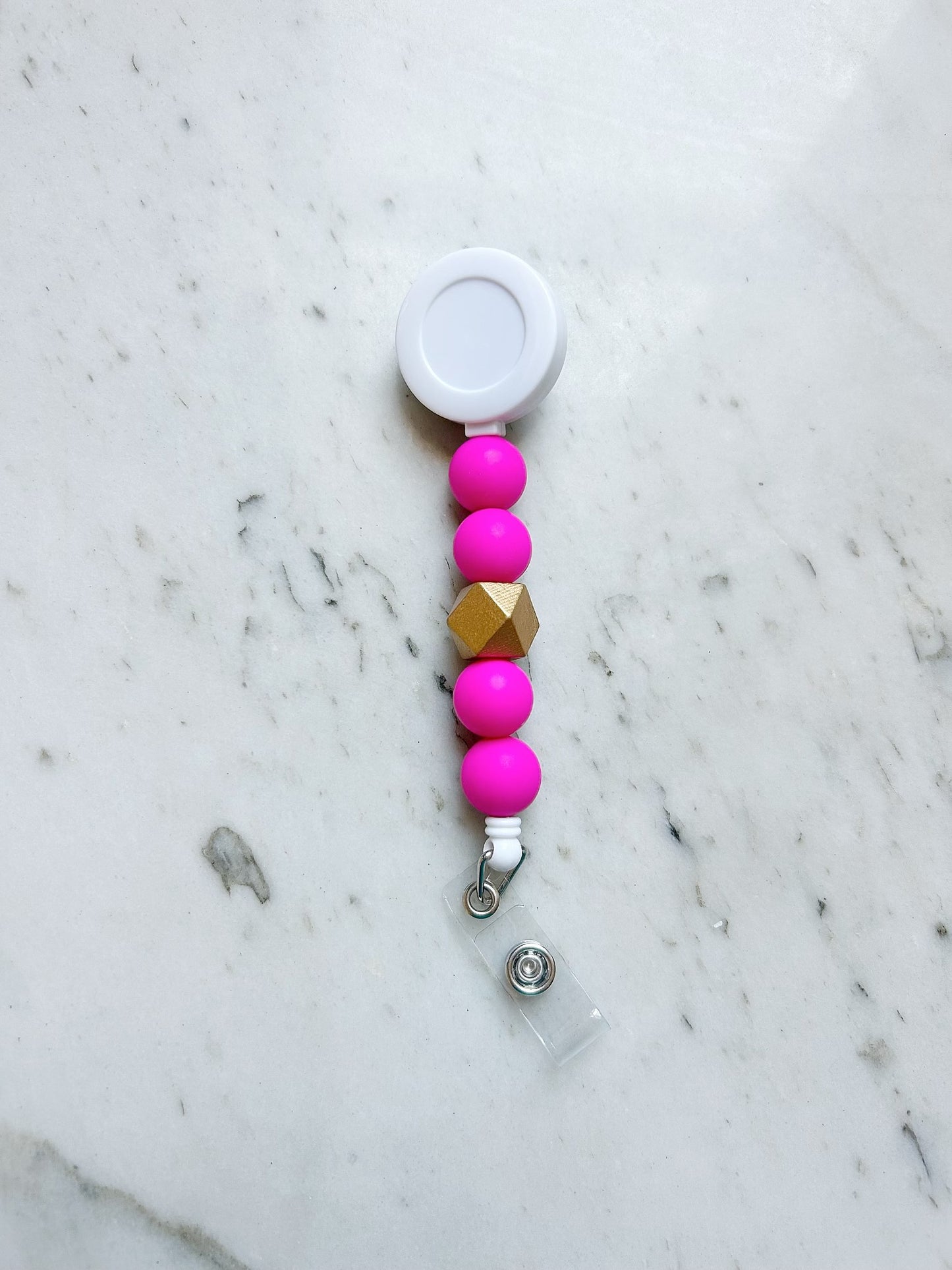 Solid Group: Fuchsia Badge Reel