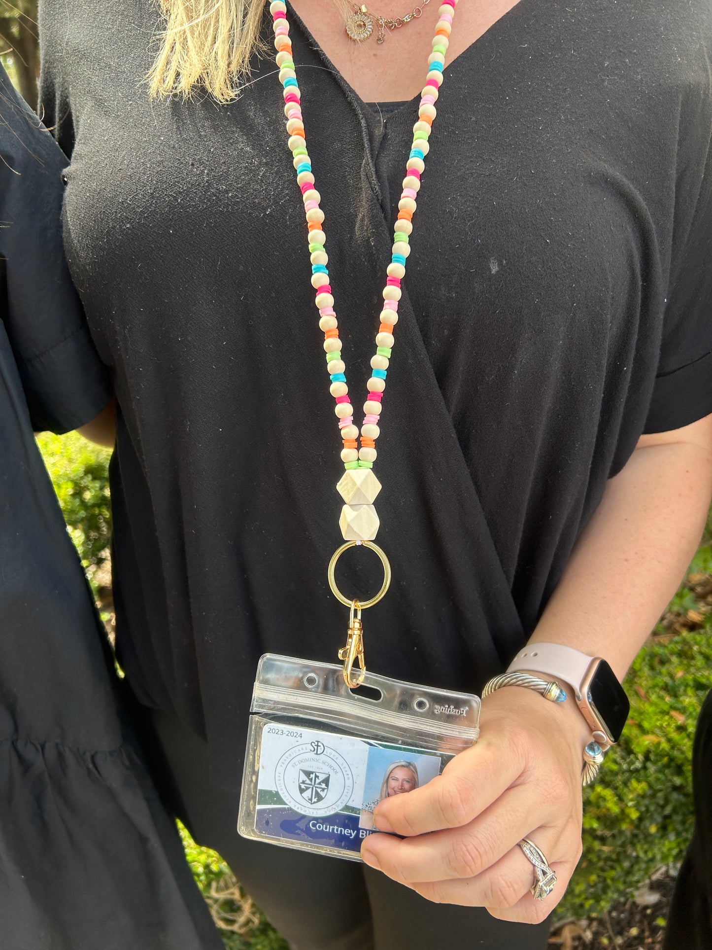 The Colorwheel Lanyard (Fully Beaded)