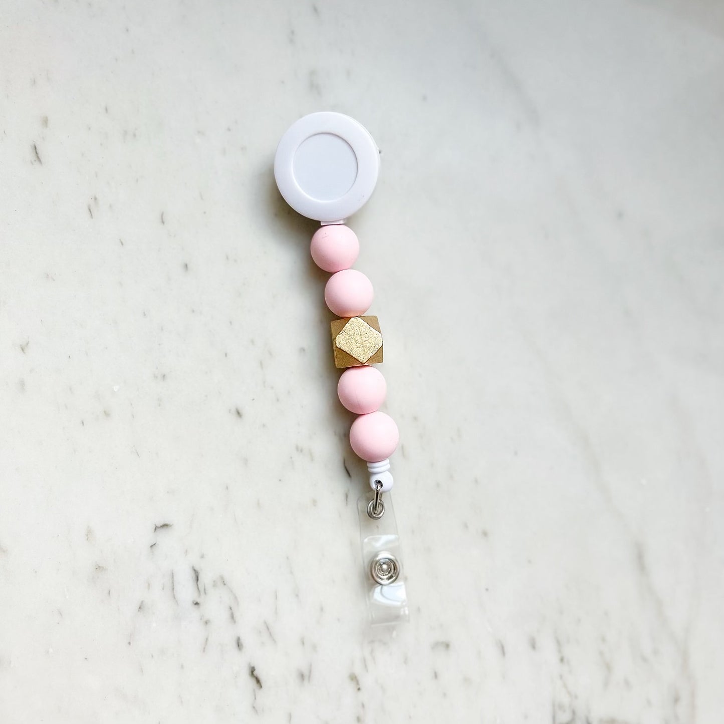 Solid Group: Light Pink Badge Reel