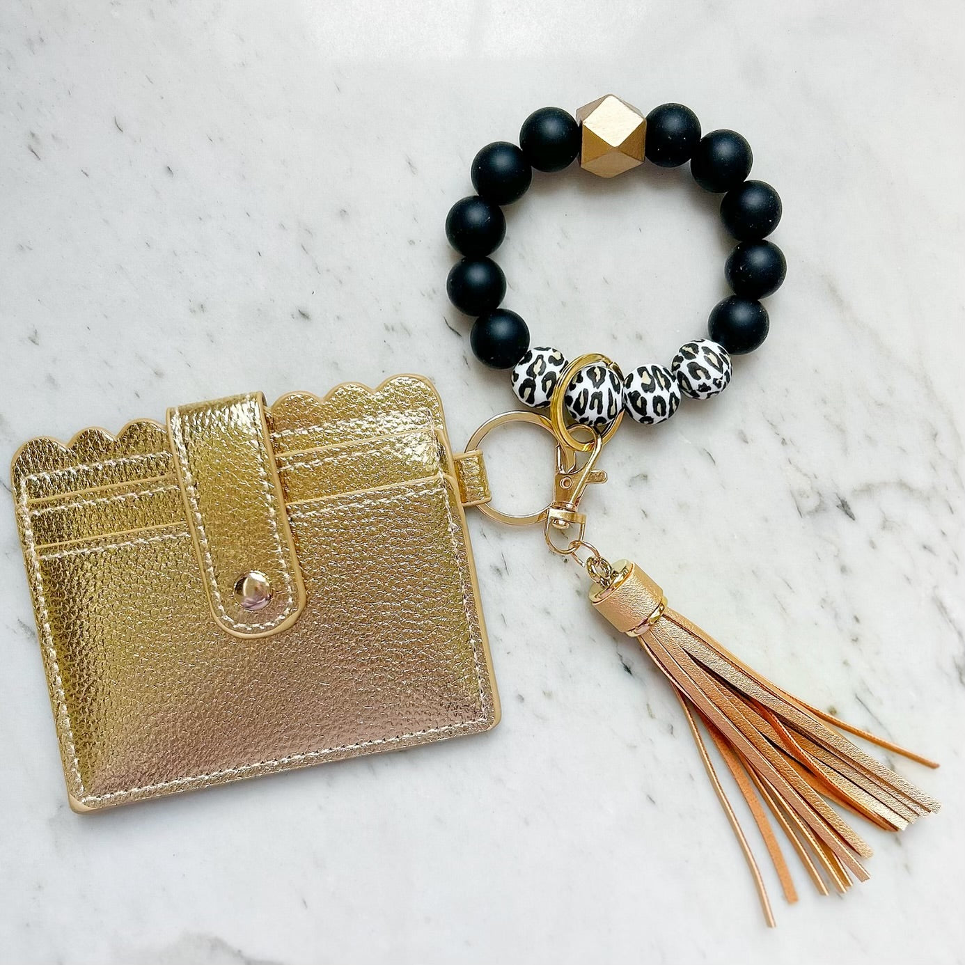 Cheetah Girl Wristband Keychain