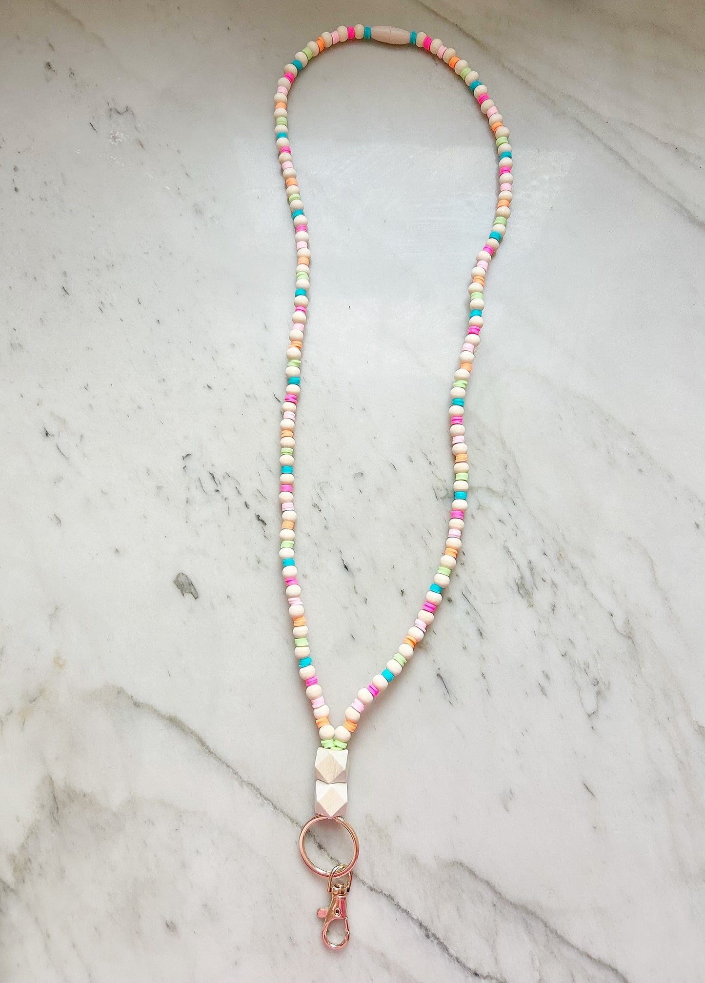 The Colorwheel Lanyard (Fully Beaded)
