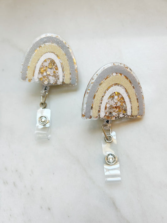 Boho Rainbow Badge Reel