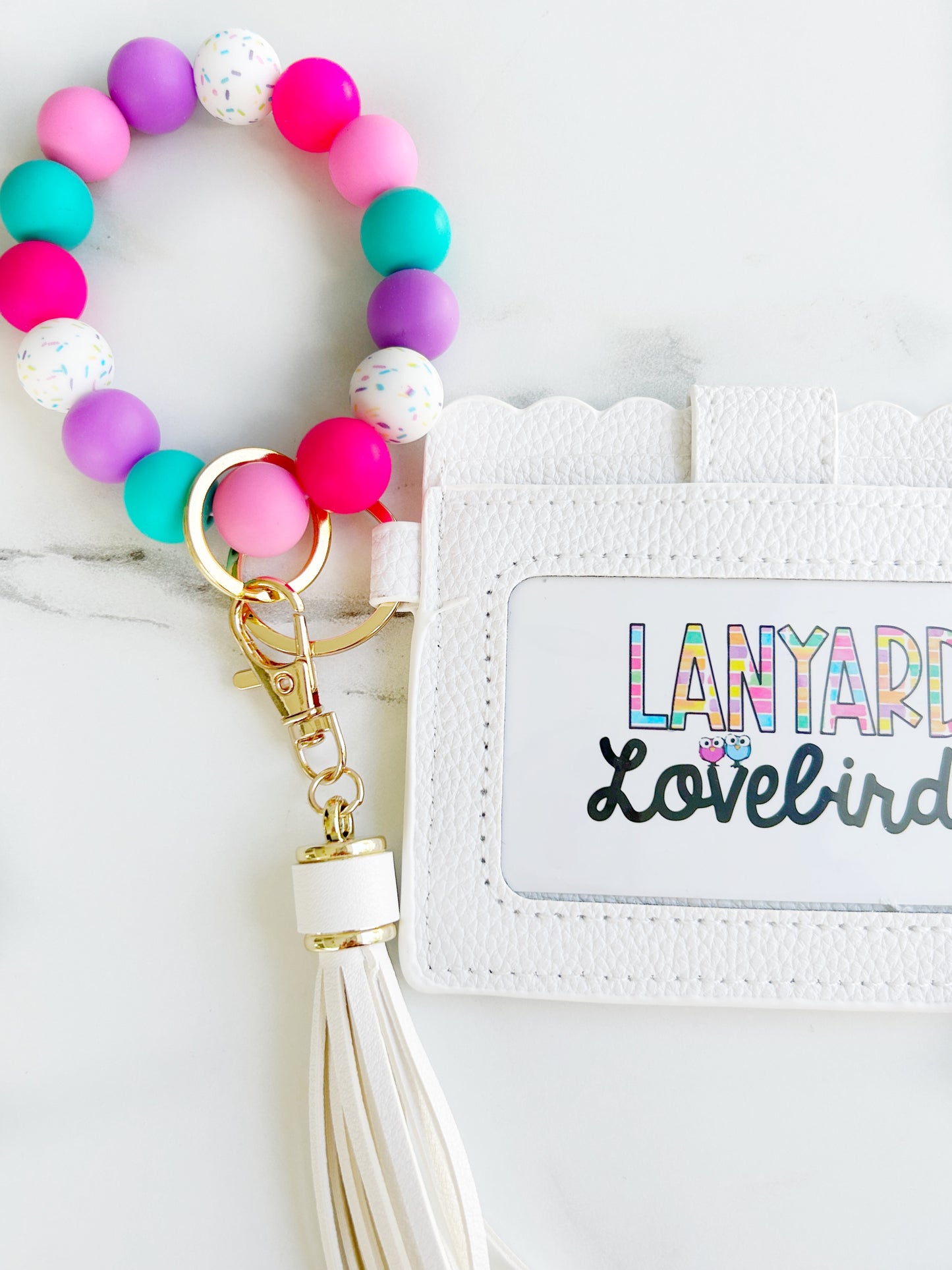 Make a Wish Wristband Keychain