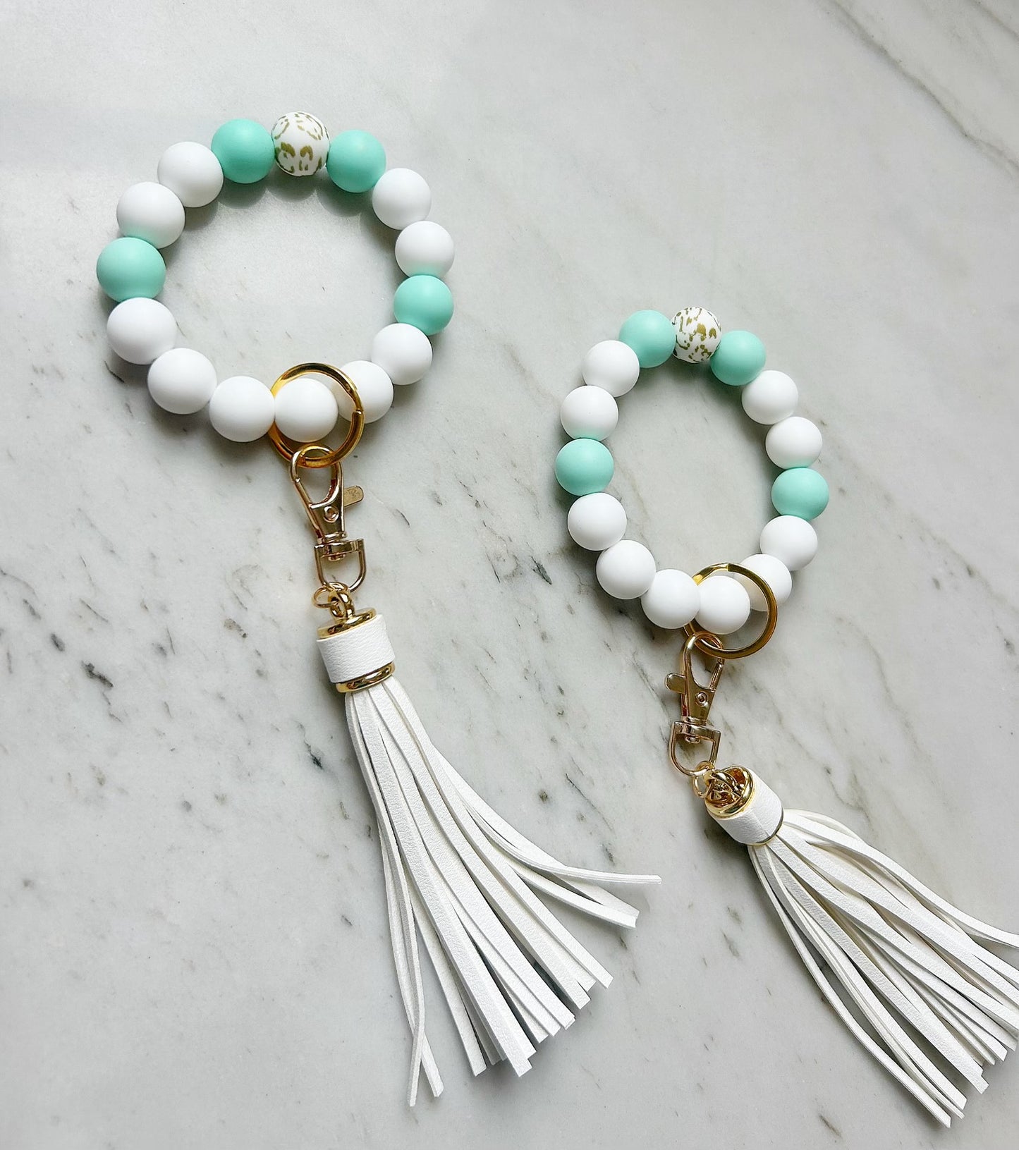 Mint To Be Wristband Keychain