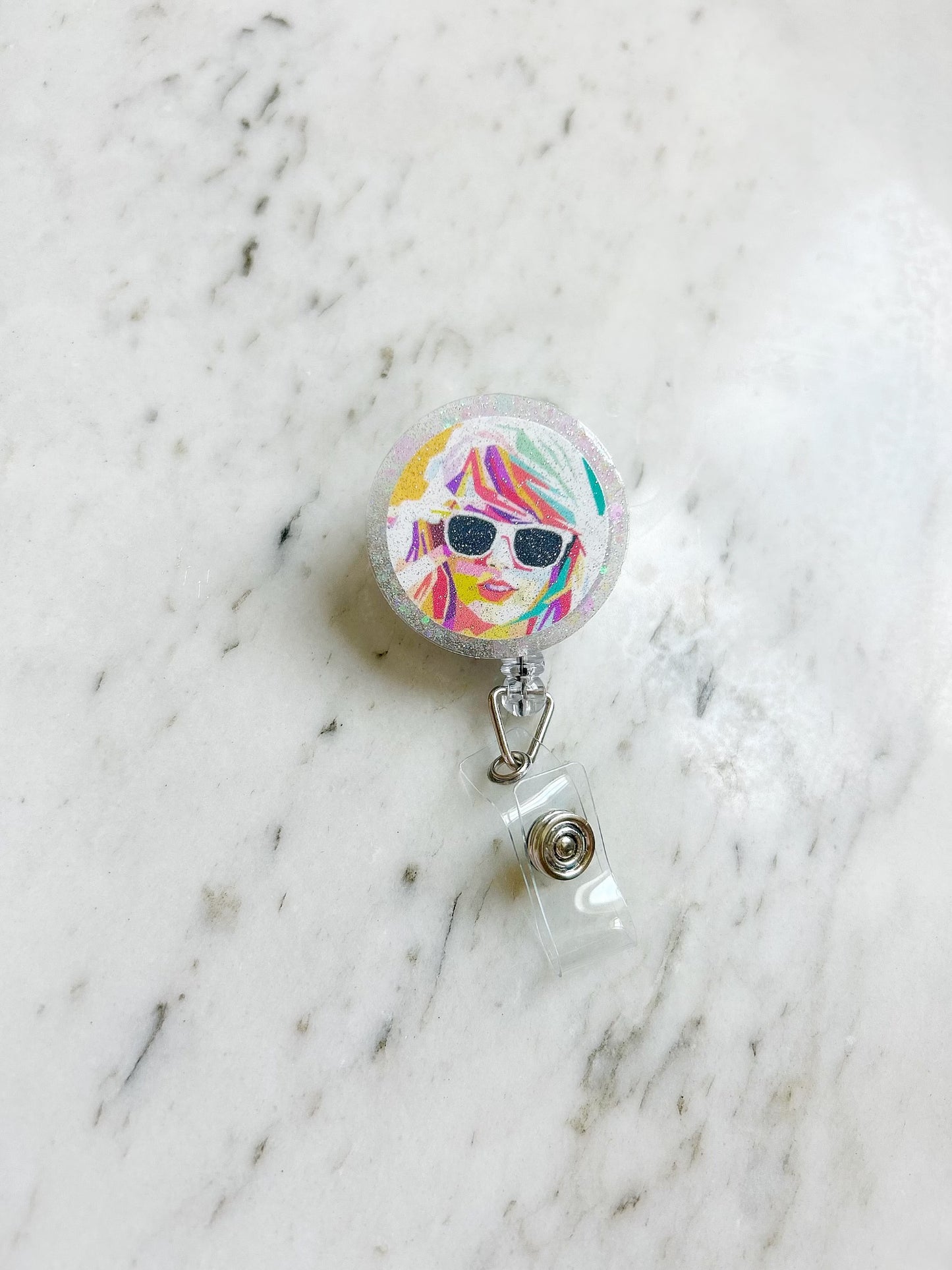 Taylor Swift Glitter Badge Reel