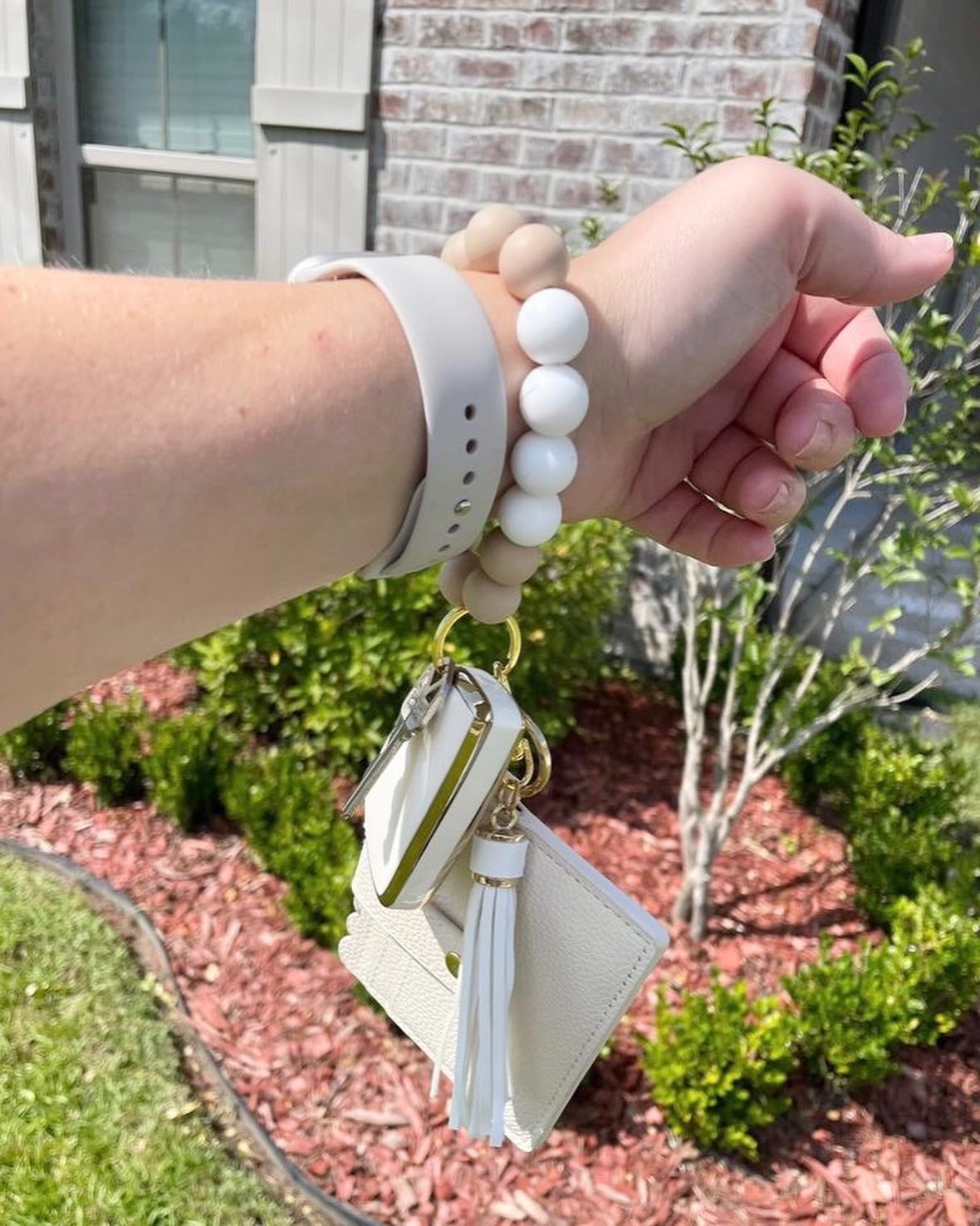 Boho Chic Wristband Keychain