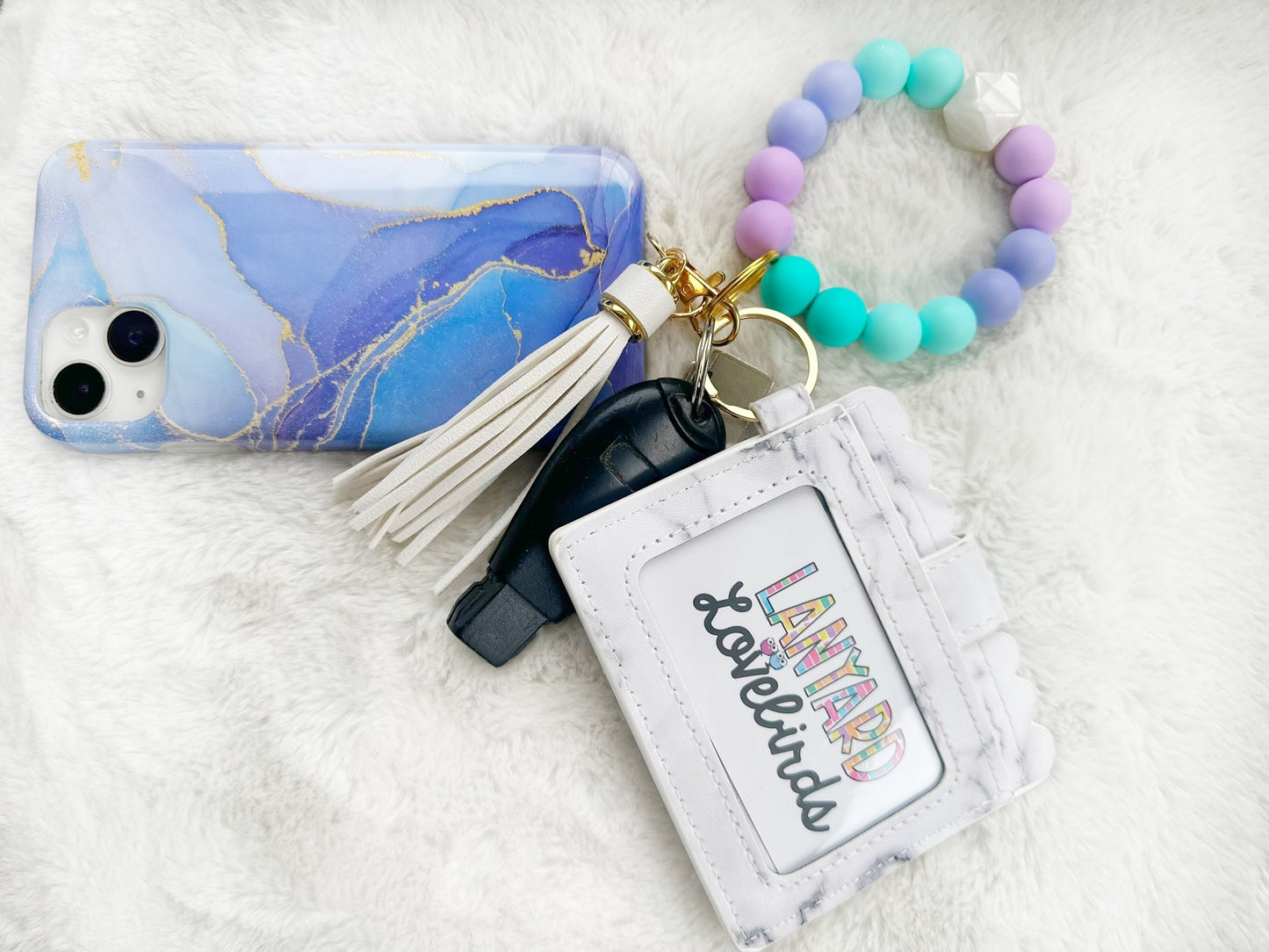 Lavender Haze Wristband Keychain