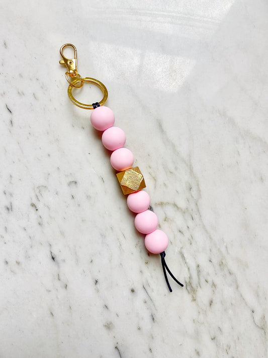 Light Pink Solid Keychain