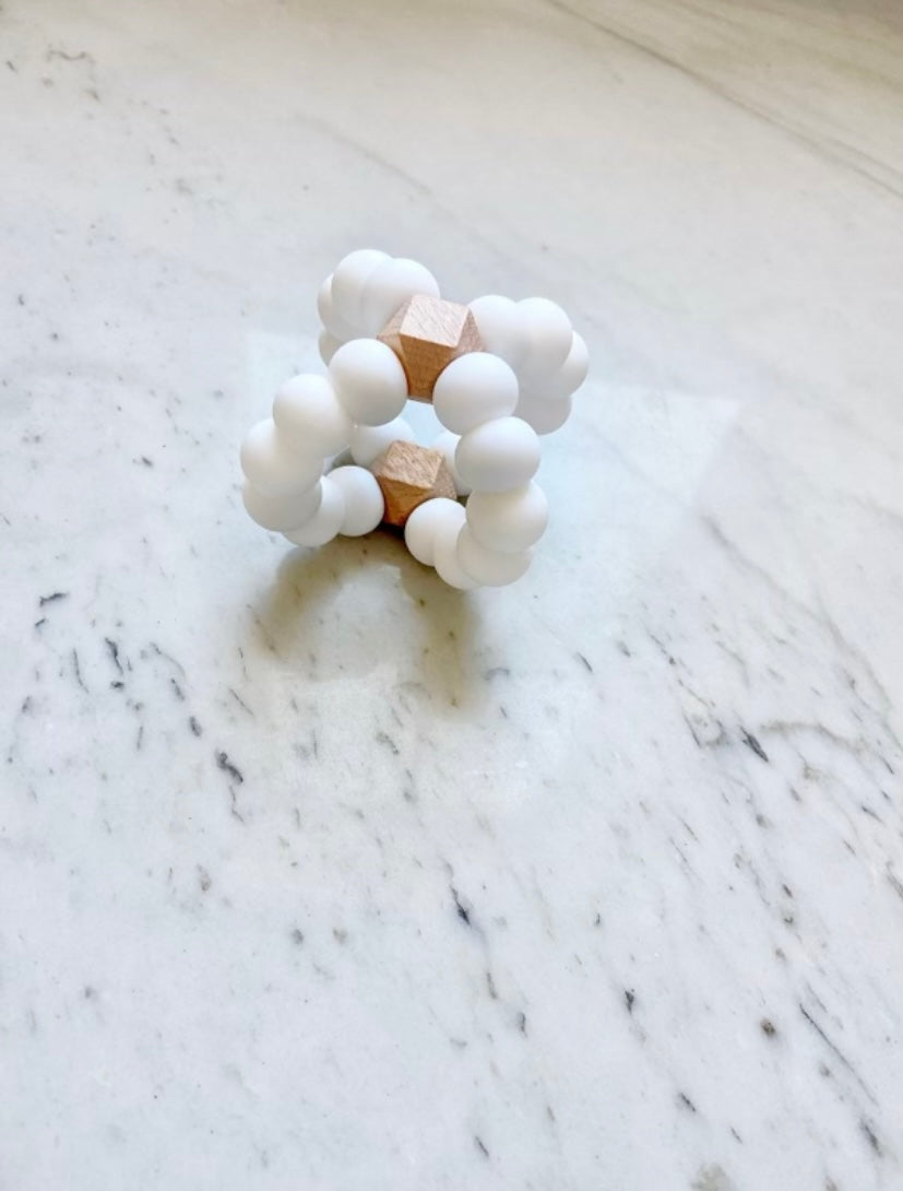 Teether Toy: Neutral Palette Collection