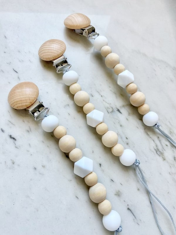 Pacifier Clips: Boho Chic Collection