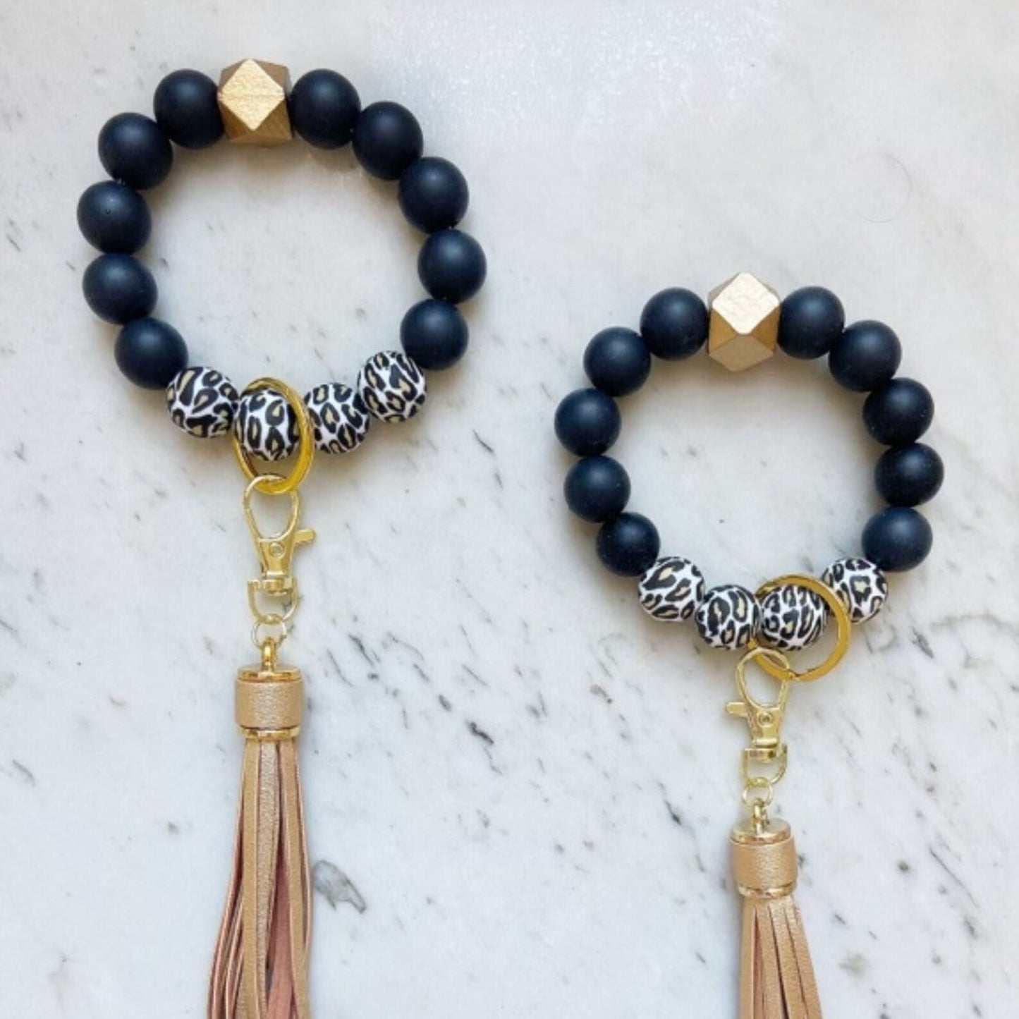 Cheetah Girl Wristband Keychain