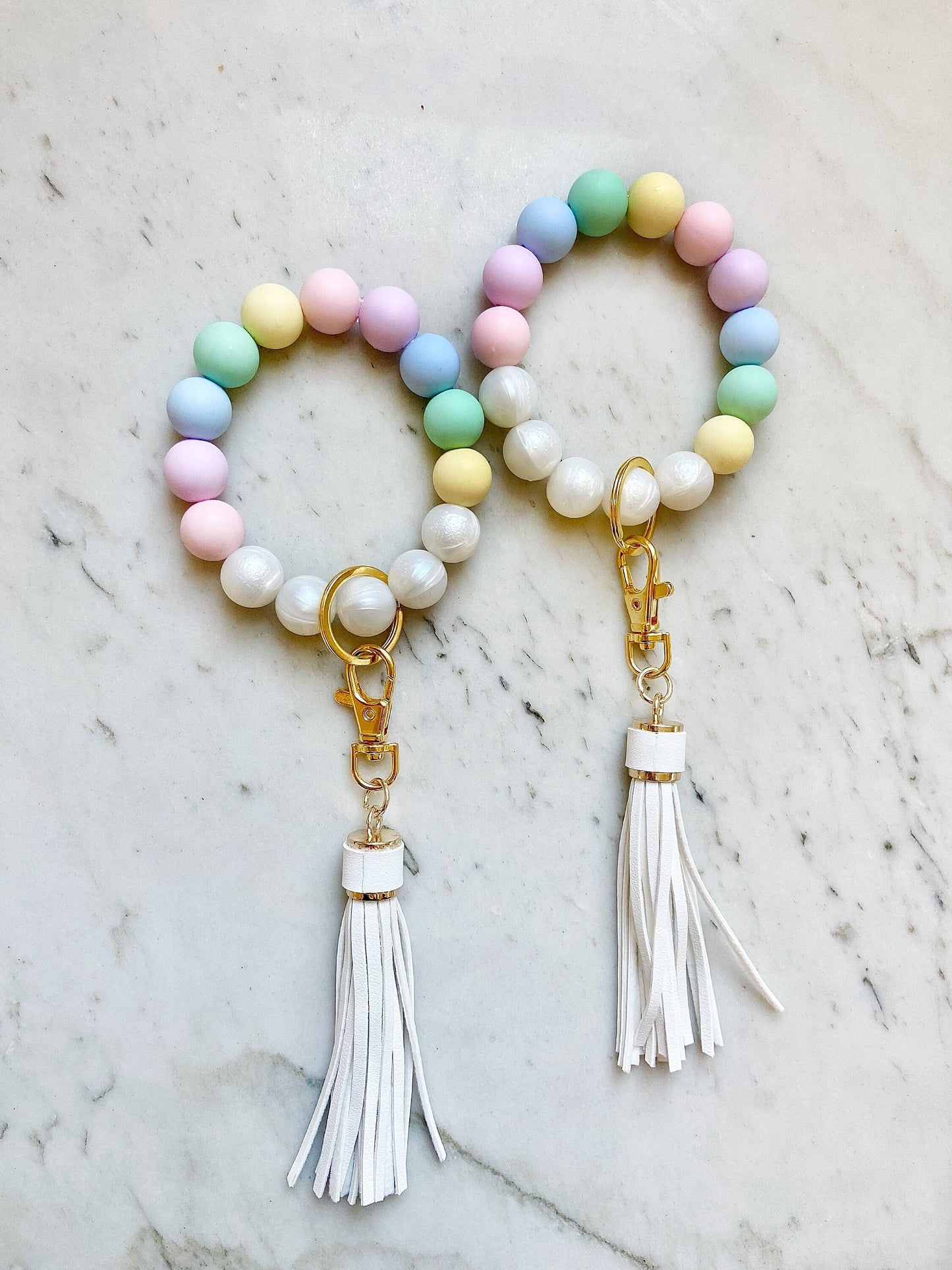 Pastel Wristband Keychain