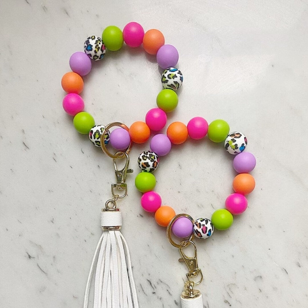 Party Animal Wristband Keychain