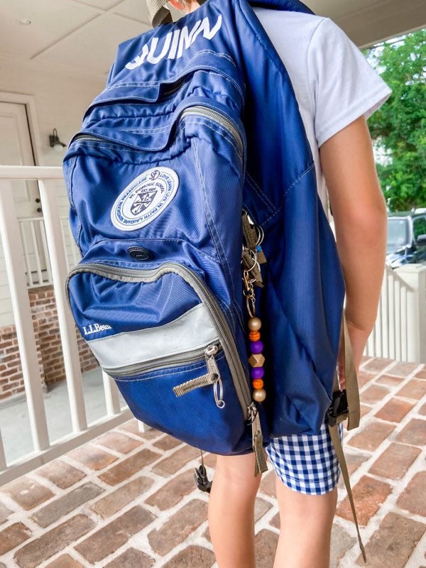 Bold Type Bag Keychains