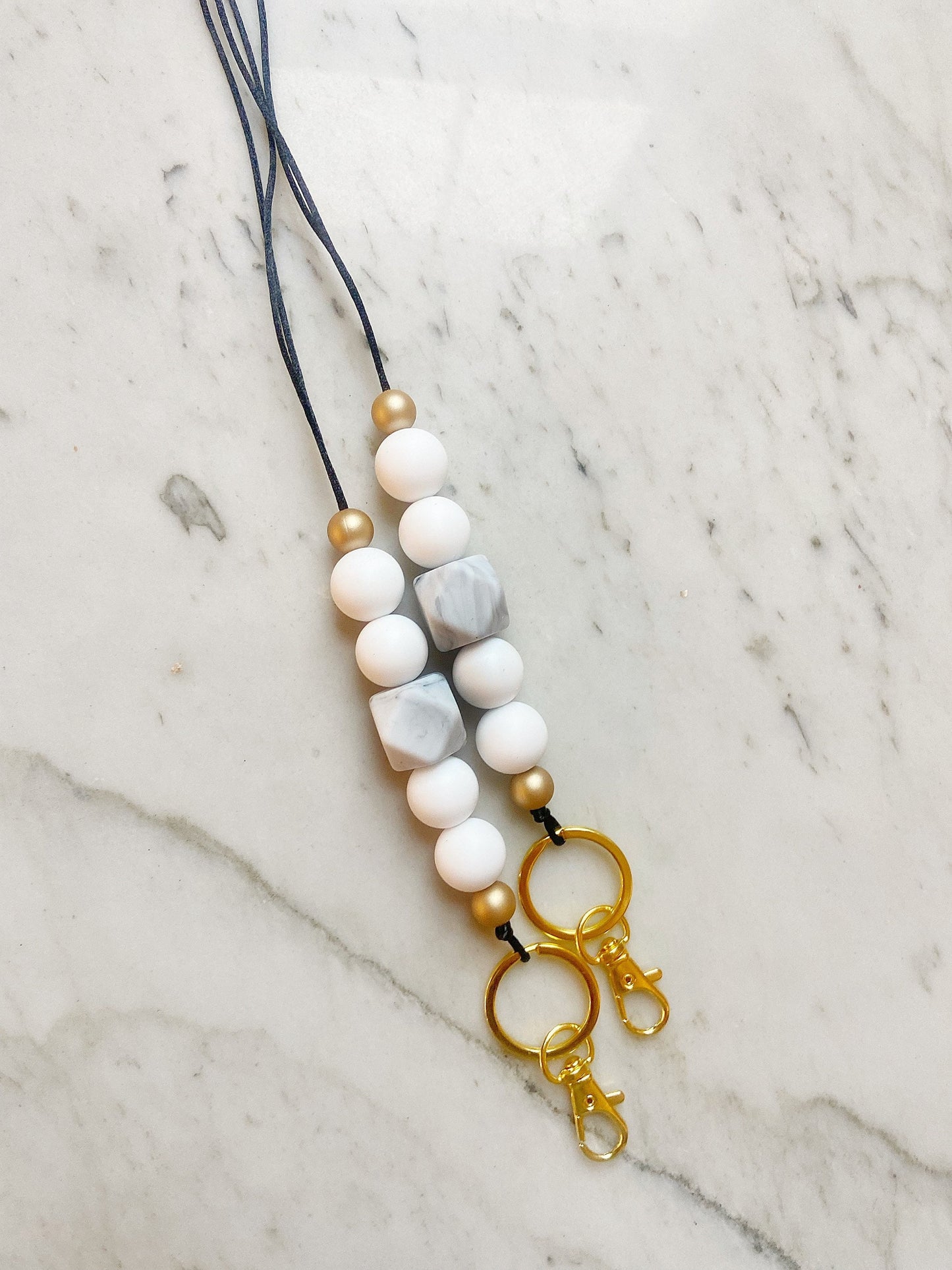 Classic Marble Lanyard