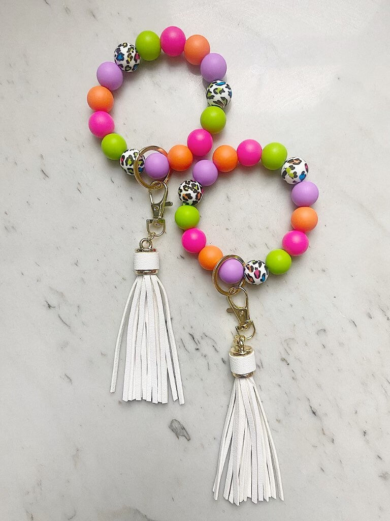 Party Animal Wristband Keychain