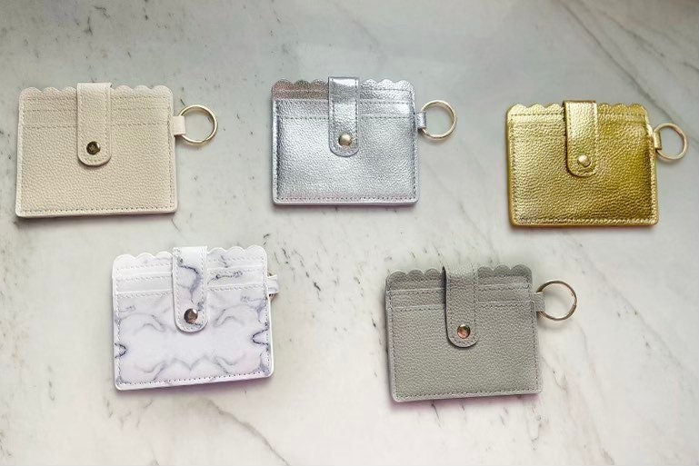 Credit Card Holder Wallet Keychain