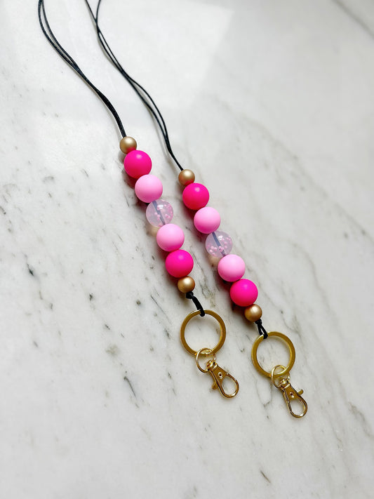 Pink Pop Lanyard