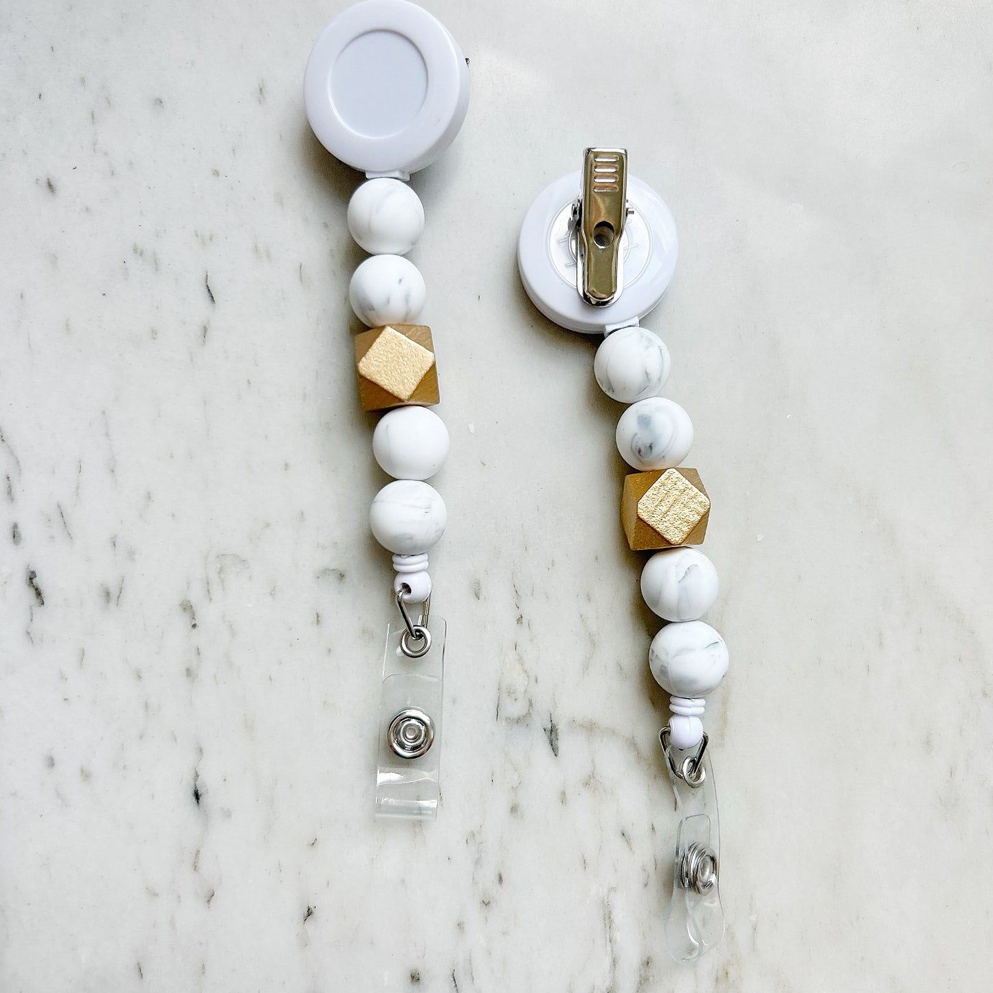 Marble•ous Badge Reel