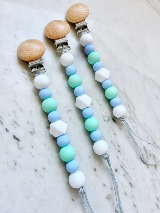 Pacifier Clip: Ocean Breeze Collection
