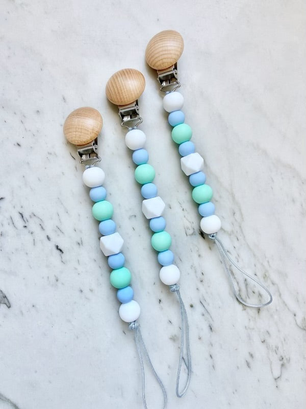 Pacifier Clip: Ocean Breeze Collection