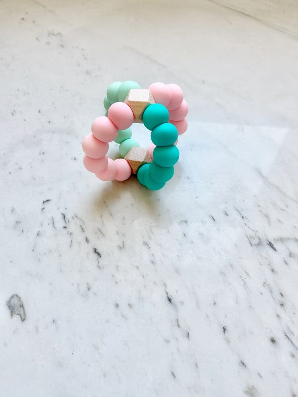 Teether Toy: Pastel Palette Collection