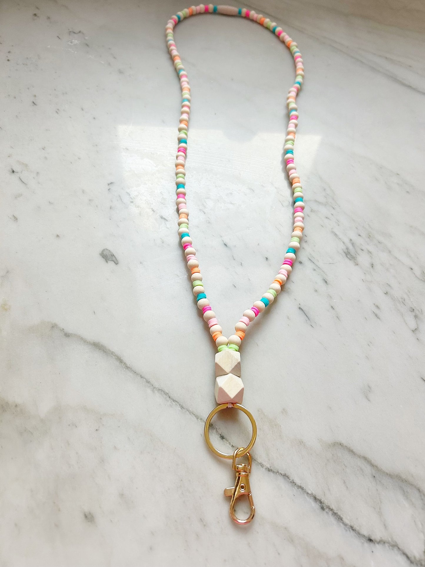 The Colorwheel Lanyard (Fully Beaded)