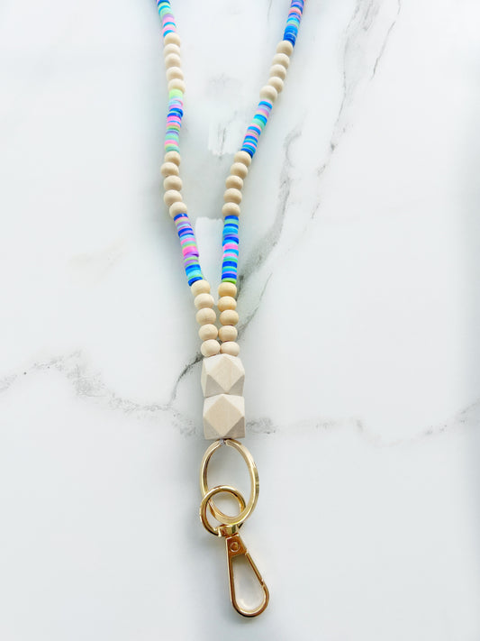 “It’s Electric” Lanyard (Fully Beaded)