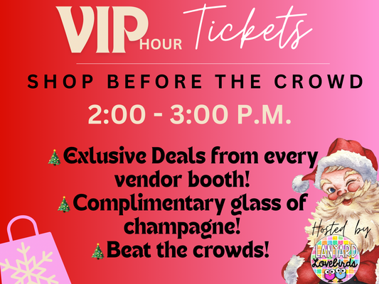 VIP Shopping Hour at The Cannery Christmas Sip & Shop 2:00-3:00 PM