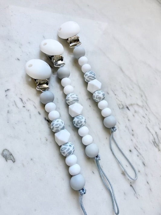Pacifier Clips: Subtle Party Animal Collection