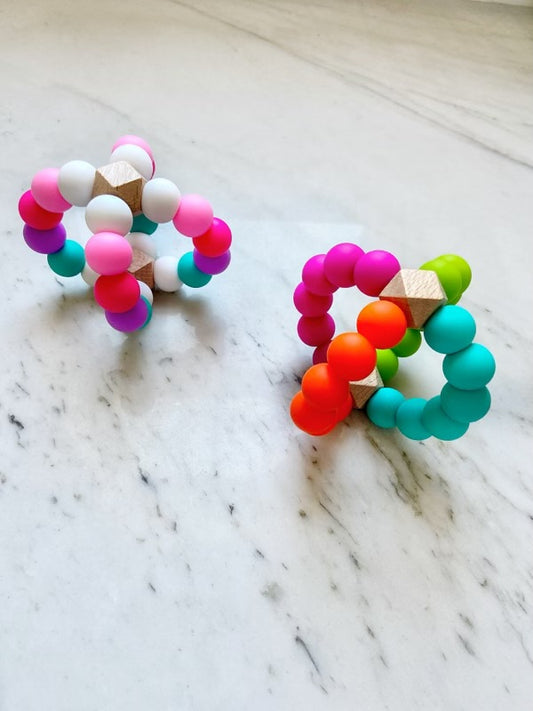 Teether Toy: Bright Palette Collection