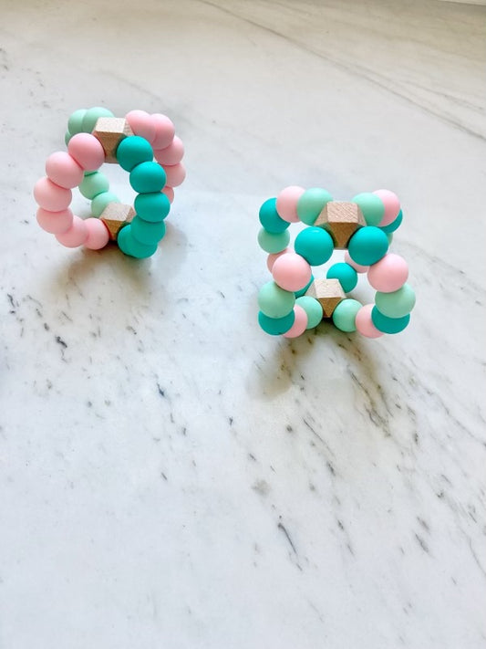 Teether Toy: Pastel Palette Collection